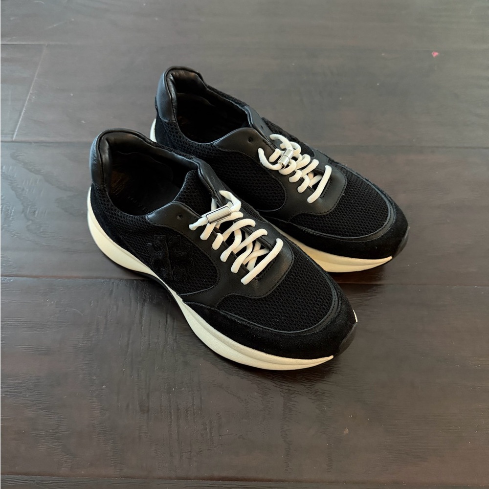 Tory Burch Black and White Women's Sneakers - Picture 2 of 4